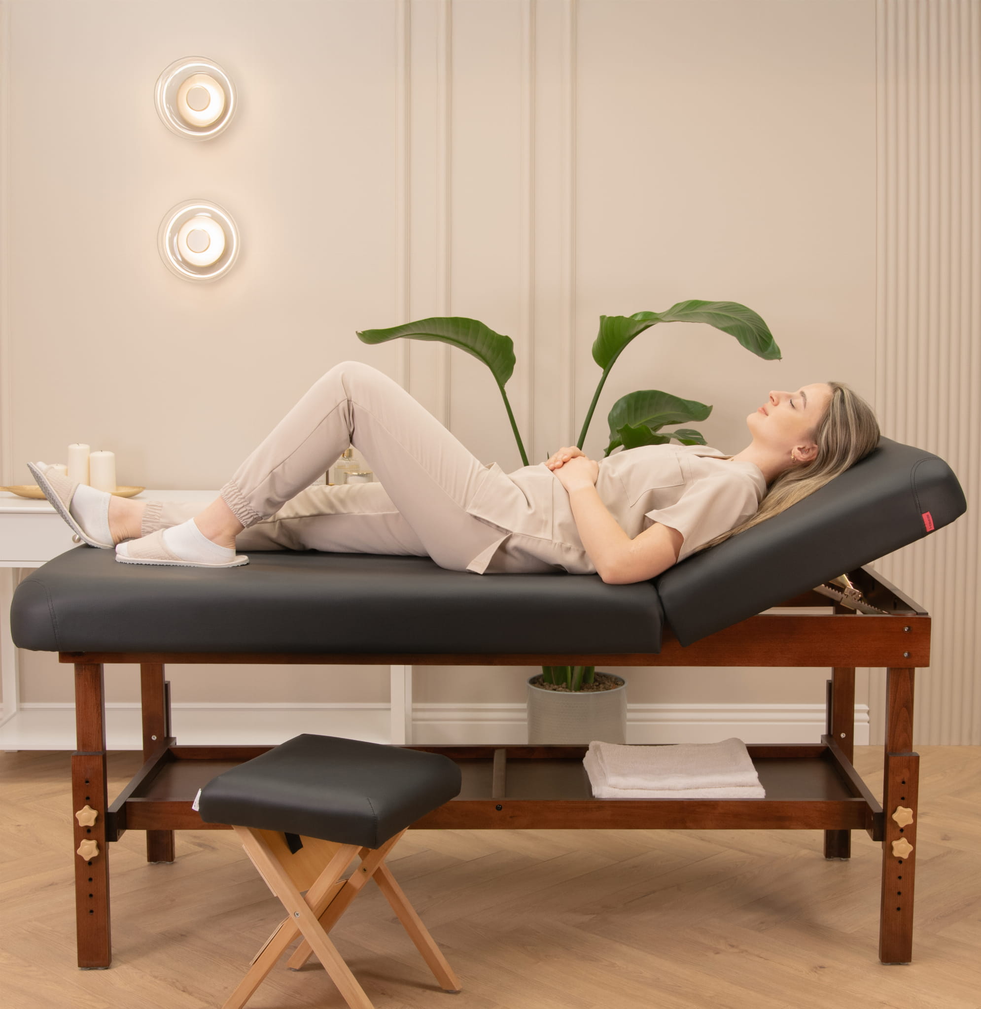 Стаціонарний масажниа кушетка HAITI 79 см - Зображення 5