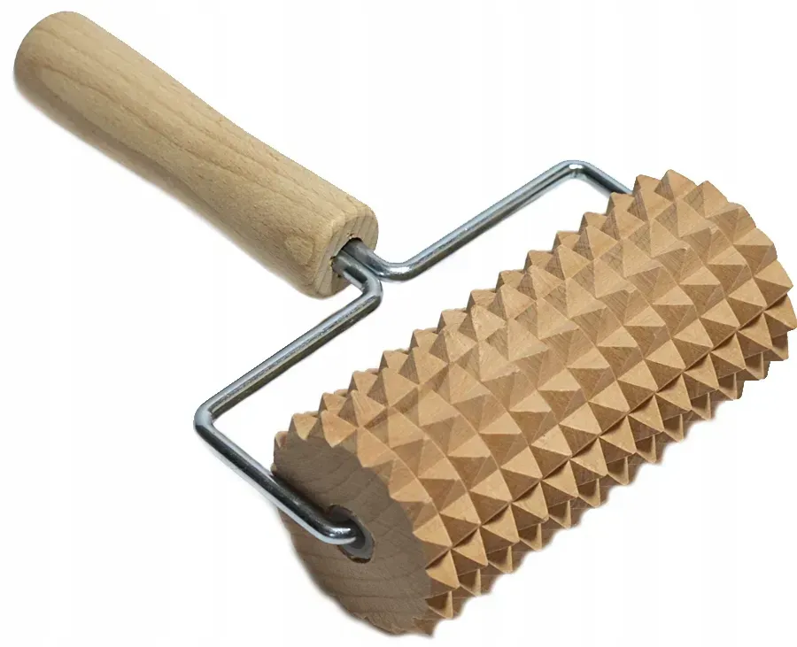 МАСАЖНИЙ РОЛЕР, ДЕРЕВ'ЯНИЙ РОЛЕР З РУЧКОЮ - Зображення 2