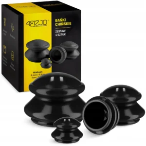 Гумові масажні банки PRO+ 4FIZJO — набір 4 шт