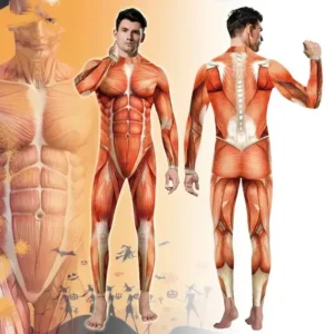 Костюм для вивчення м'язів та анатомії людини (чоловічий) М