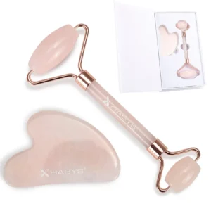 Масажний набір Gua Sha - камінь, ролик