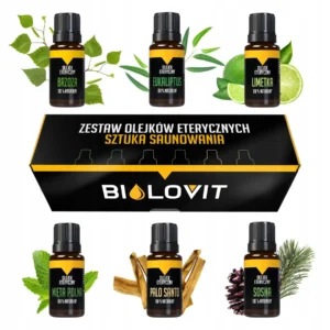 Набір ефірних олій Bilovit «Мистецтво саунування» MIX 6×10 мл (для сауни)