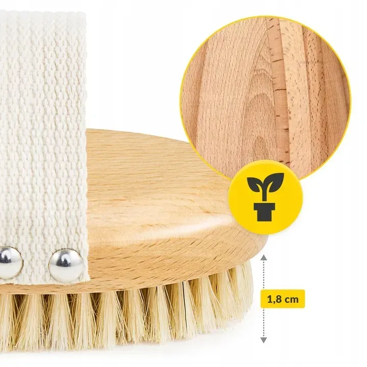 ЩІТКА ДЛЯ СУХОГО МАСАЖУ М'ЯКОЇ ЖОРСТКОСТІ - Зображення 3