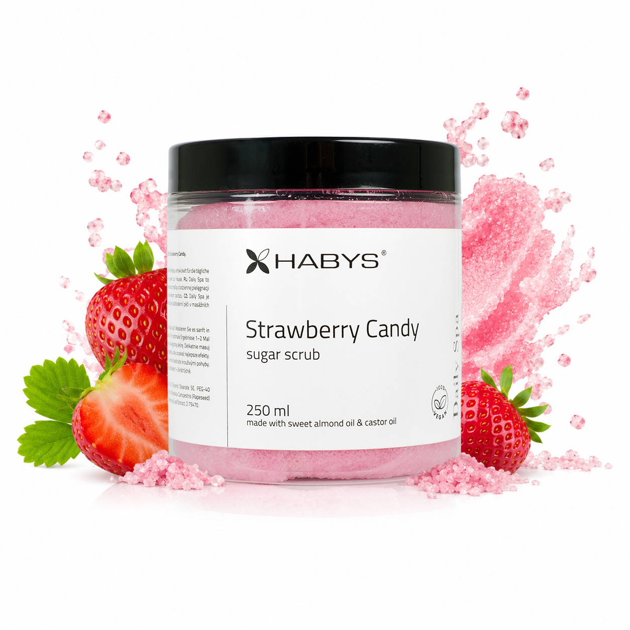 Цукровий скраб Daily Spa Strawberry Candy HABYS 250 мл